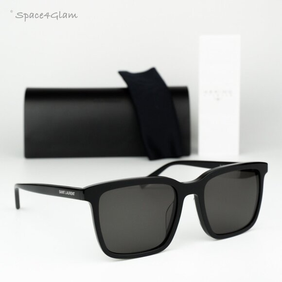 Saint Laurent Men Sunglasses Black Square SL500 001 BRAND NEW - Picture 3 of 11